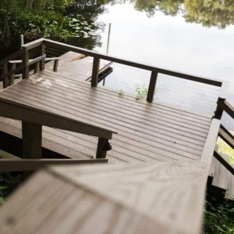 WearDeck® Composite Deck Board in Saddle Dock