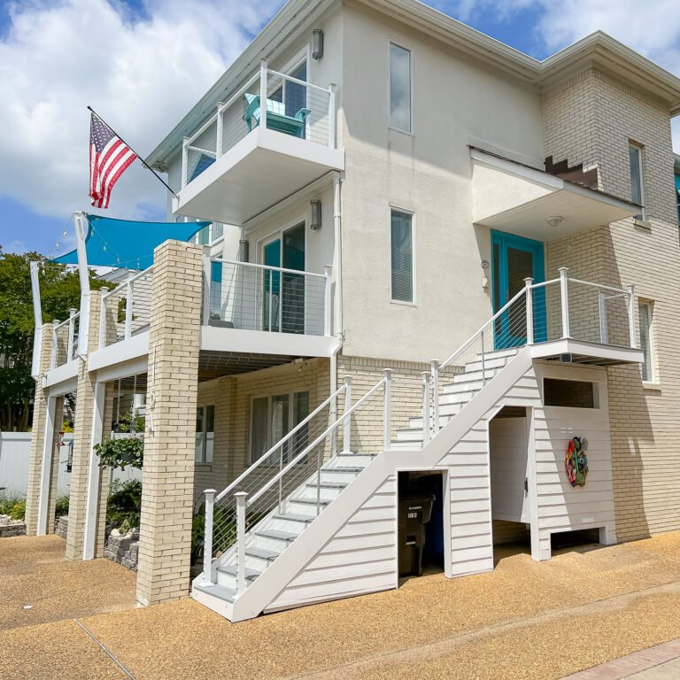Composite deck project in Virginia Beach, Virginia